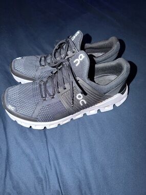 On Running Cloudswift Men's Running Shoes Black / Rock US 9.5